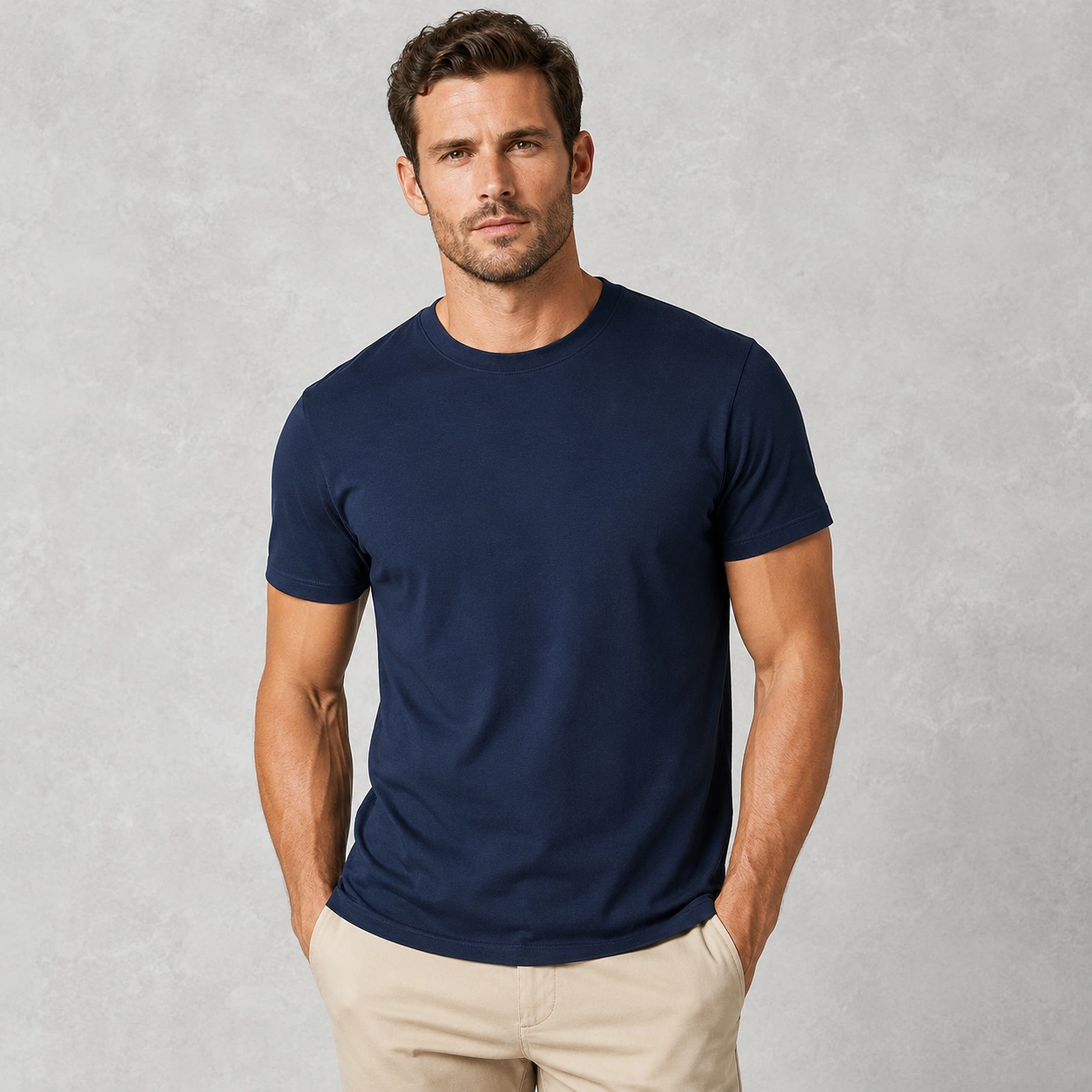 Camiseta Básica Azul Marinho